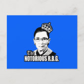 Notorious R.B.G. Postkarte (Vorderseite)