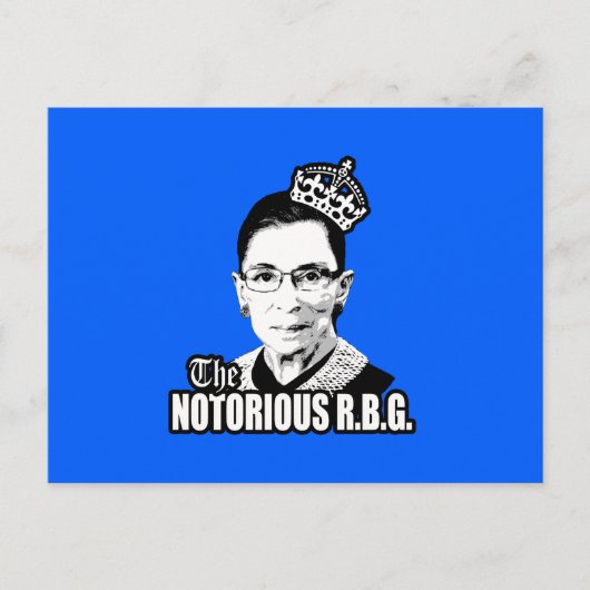 Notorious R.B.G. Postkarte (Vorderseite)