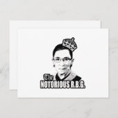 Notorious R.B.G. Postkarte (Vorne/Hinten)
