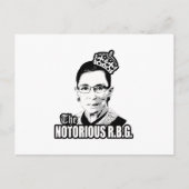 Notorious R.B.G. Postkarte (Vorderseite)