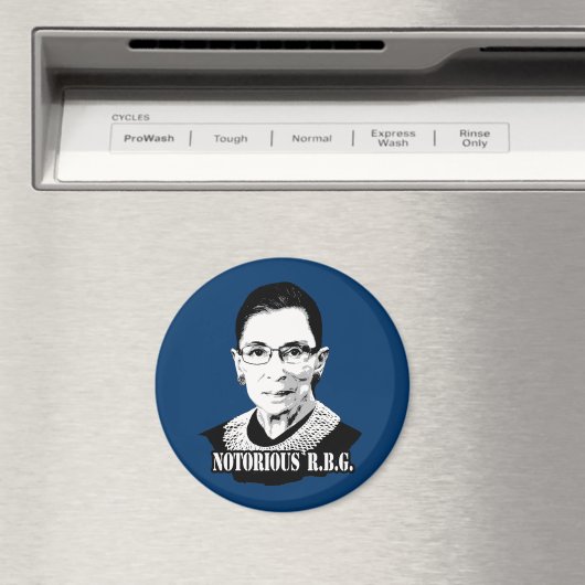 Notorious R.B.G. - Ruth Bader Ginsburg Magnet (In Situ (Geschirrspüler))