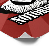 Notorious R.B.G. - Ruth Bader Ginsburg Poster (Ecke)