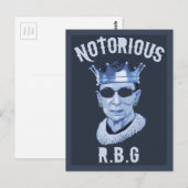 Notorious RBG III Postkarte (Vorne/Hinten)