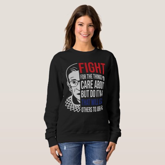 Notorious RBG, März der Frauen Ruth Bader Ginsburg Sweatshirt (Vorne ganz)