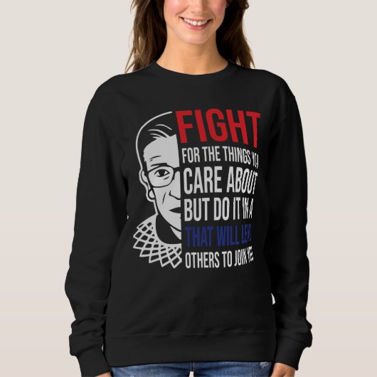 Notorious RBG, März der Frauen Ruth Bader Ginsburg Sweatshirt (Vorderseite)