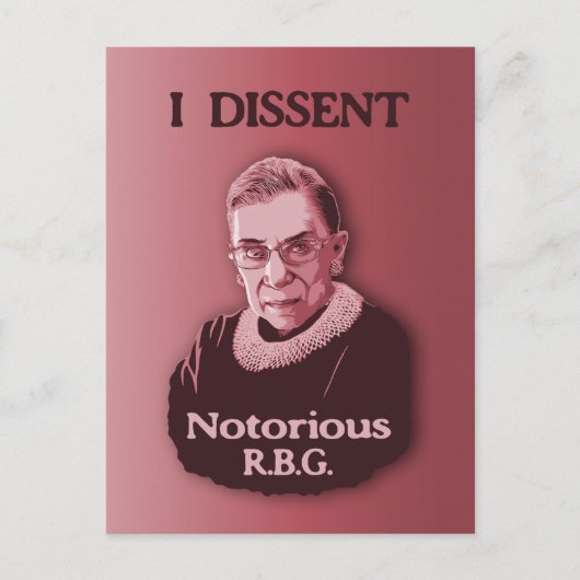 Notorious RBG -p Postkarte (Vorderseite)