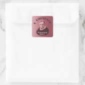 Notorious RBG -p Quadratischer Aufkleber (Tasche)
