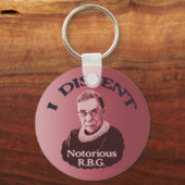 Notorious RBG -p Schlüsselanhänger (Vorderseite)