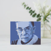 Notorious RBG Postkarte (Stehend Vorderseite)