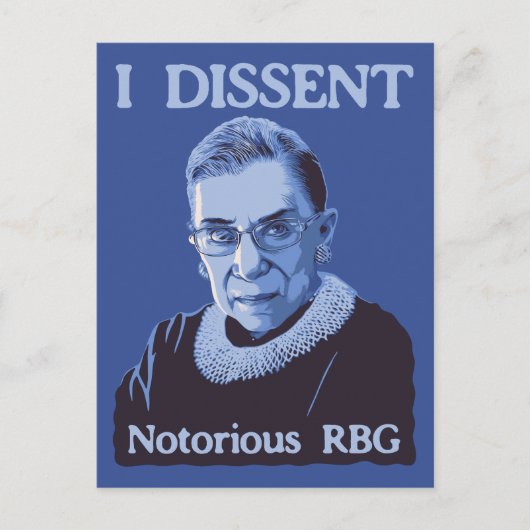 Notorious RBG Postkarte (Vorderseite)