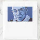 Notorious RBG Rechteckiger Aufkleber (Tasche)