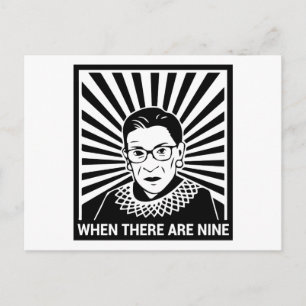 Notorious RBG - Wenn es neun gibt Postkarte