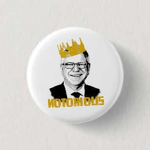 Notorious TIm Walz Button