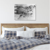 Notorious Train Robber Will "Dixon" Roberts Leinwanddruck (Insitu (Schlafzimmer))