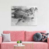 Notorious Train Robber Will "Dixon" Roberts Leinwanddruck (Insitu (Wohnzimmer))