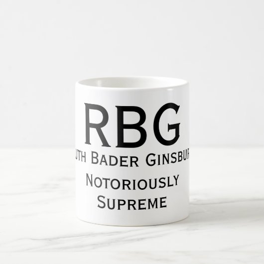 Notorisch oberste RBG-Tasse Kaffeetasse (Mittel)