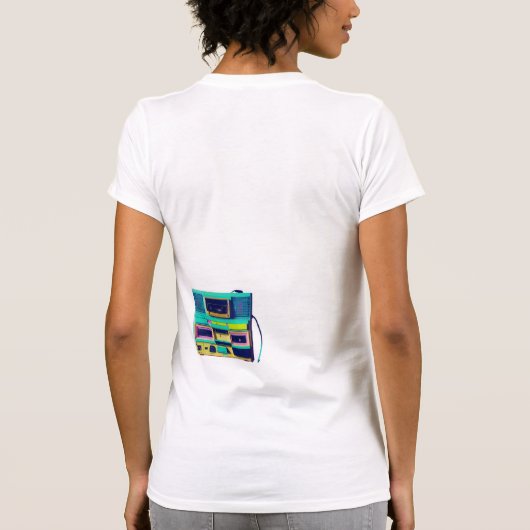 Notorische 90er Jahre, wir sind hier um bleibe! T-Shirt (Rückseite)