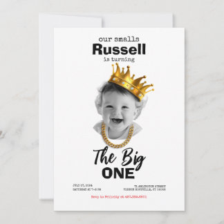 Notorische Einladung zum 1. Geburtstag Foto