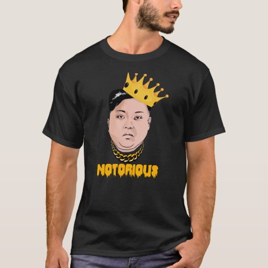 NOTORISCHE KIM JONG UNO -- Gold - T-Shirt (Vorderseite)