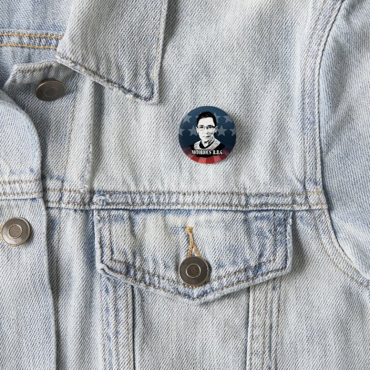 Notorische R.B.G. - Ruth Bader Ginsburg Button (Beispiel)