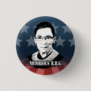 Notorische R.B.G. - Ruth Bader Ginsburg Button
