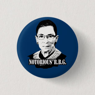 Notorische R.B.G. - Ruth Bader Ginsburg Button