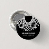 Notorische RBG Collar Memorial-Schaltfläche Button (Vorne & Hinten)