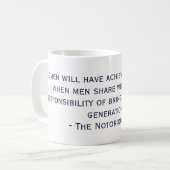 Notorische RBG Quote-Tasse Kaffeetasse (Vorderseite Links)
