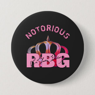 Notorische RBG-Signature-Monogramm Button