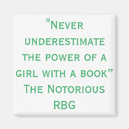 Notorische RBG Unterschätzen Zitat nie Magnet