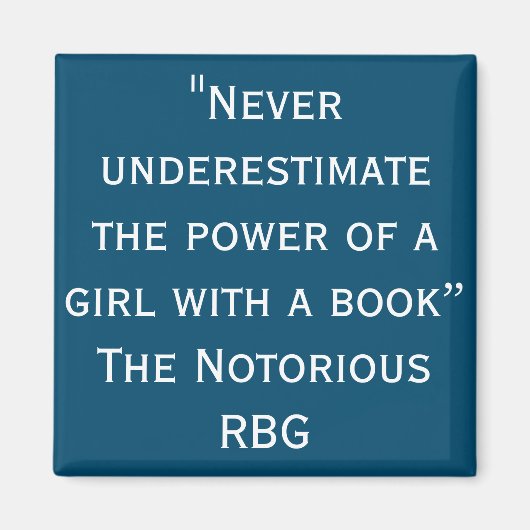 Notorische RBG unterschätzt Magnet nie (Vorne)