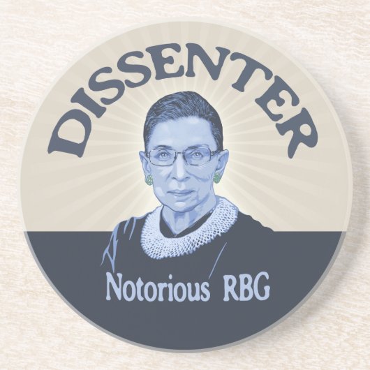 Notorischer Abweichler Sandstein Untersetzer (Vorne)