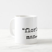Notorischer Florida-Mann Kaffeetasse (Vorderseite Links)