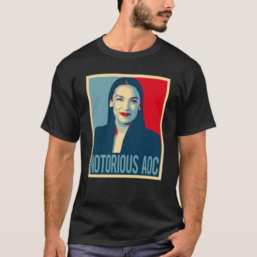 Notorisches AOC Alexandria Ocasio Cortez T-Shirt (Vorderseite)