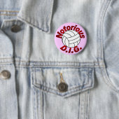 Notorisches D.I.G. (Rosa) Button (Beispiel)
