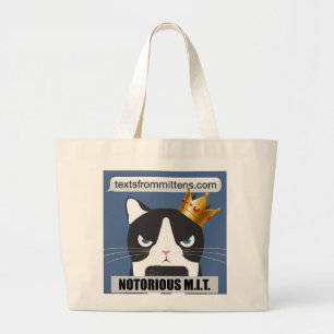 Notorisches M.I.T. Jumbo Tote Stoffbeutel