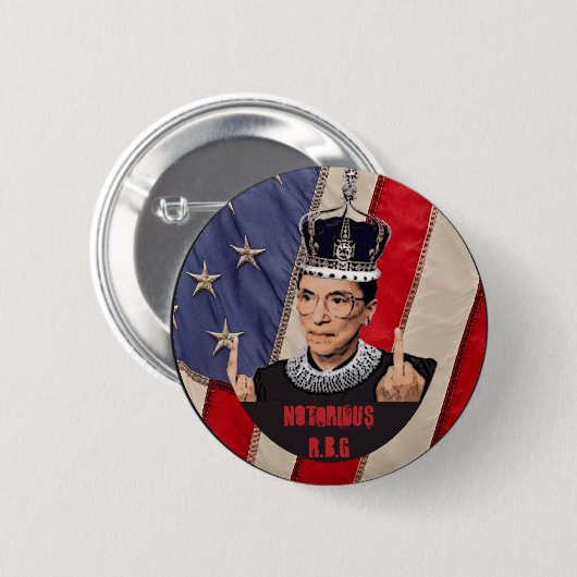 Notorisches R.B.G. Button (Vorne & Hinten)