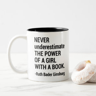 Notorisches RBG-Geschenk, Ruth Bader Ginsburg Zita Zweifarbige Tasse