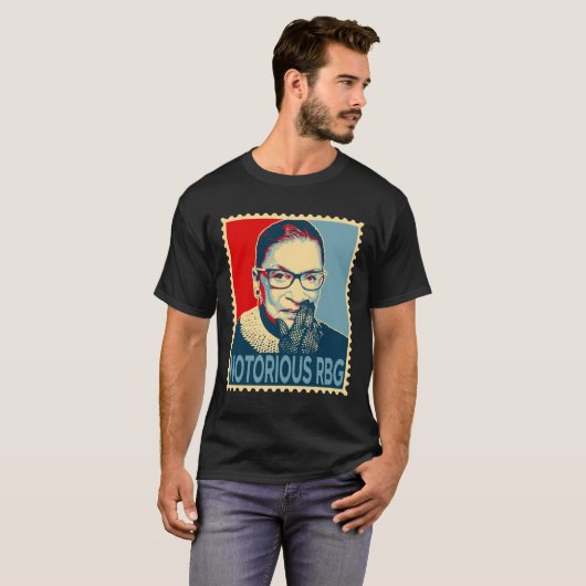 Notorisches RBG Ruth Bader Ginsburg T-Shirt (Vorne ganz)