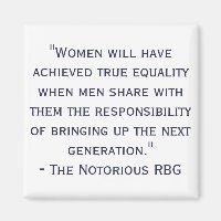 Notorisches RBG Zitat Magnet