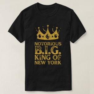 Notorous B.I.G. King of New York Yellow Crown T-Shirt