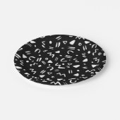 Notorous One Birthday 90's Squiggle Paper Plate Pappteller (Schrägansicht)