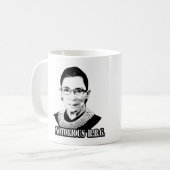 Notorous R.B.G. - Ruth Bader Ginsburg Kaffeetasse (Vorderseite Links)
