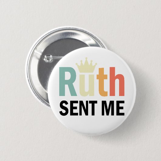 Notorous Ruth, Ruth Bader Binsburg, Ruth schickte Button (Vorne & Hinten)
