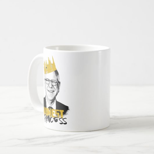 Notorous Tim Walz - Prinzessin im Mittleren Westen Kaffeetasse (Vorderseite Links)