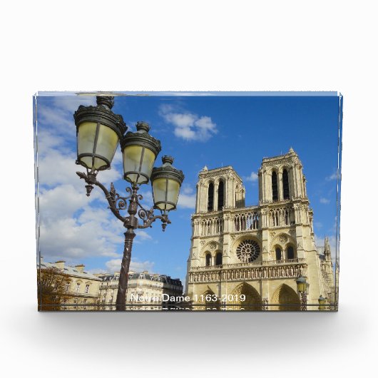 Notre Dame (1163-2019) Fotoblock (Vorderseite)