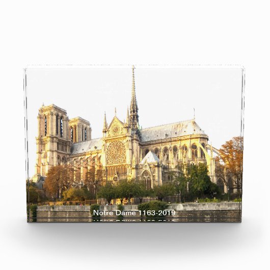 Notre Dame (1163-2019) Fotoblock (Vorderseite)