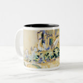 Notre Dame, 1885 Zweifarbige Tasse (Vorderseite Links)