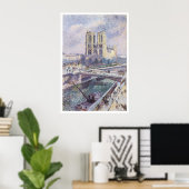 Notre Dame, 1899 Maximilien Luce Poster (Heimbüro)