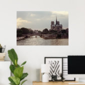 Notre Dame an der Seine Poster (Heimbüro)